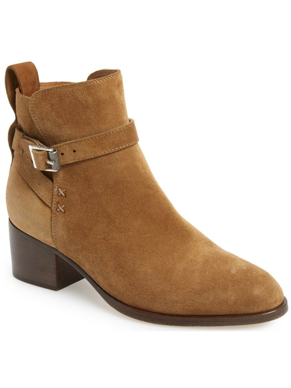 Rag & Bone Walker Women's Suede Ankle Boots Golden Brown Size 37.5 / US 7 - 7.5
